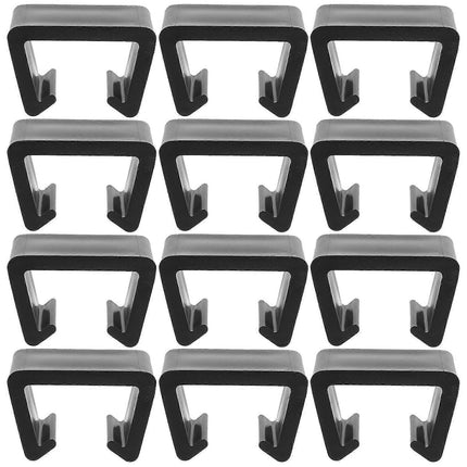 12pcs Garden Furniture Clamps Patio Furniture Clamps Outdoor Sofa Patio Furniture Coupling Clamps.