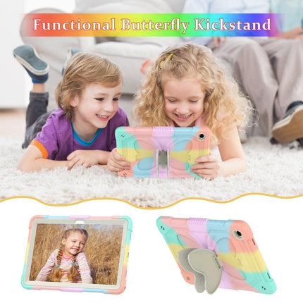 Compatible with Samsung Galaxy Tab A9 Plus 463 Butterfly Shockproof Hybrid Case.