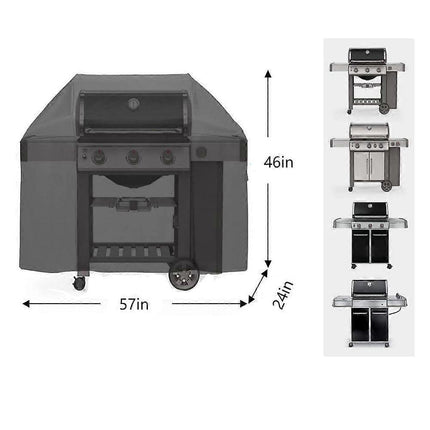 Grill Cover Compatible with Weber Genesis II/300 Series - 145cm Waterproof.