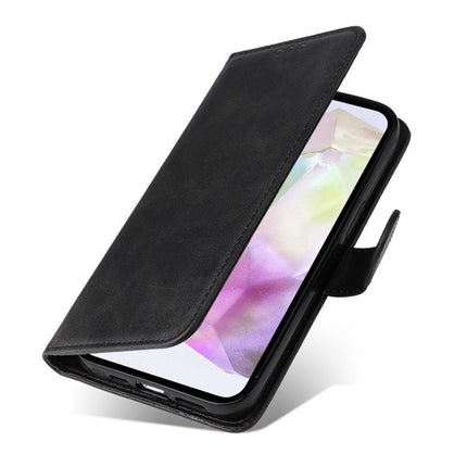 Compatible with Samsung A56 5G Wallet Case, PU Leather, Samsung, Black.