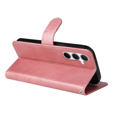 Compatible with Samsung A56 5G Compatible PU Leather Wallet Case Pink.