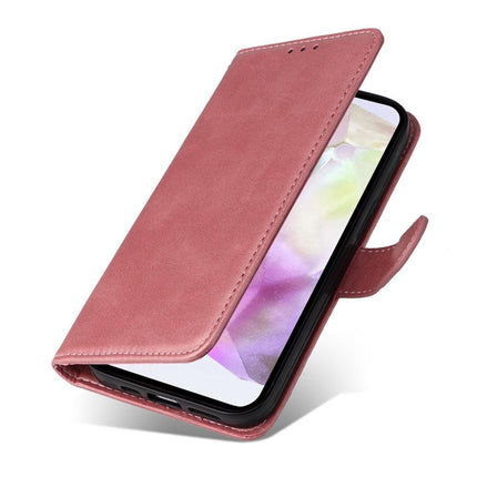 Compatible with Samsung A56 5G Compatible PU Leather Wallet Case Pink.