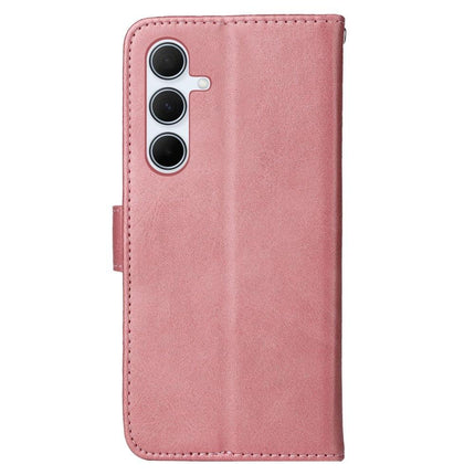 Compatible with Samsung A56 5G Compatible PU Leather Wallet Case Pink.
