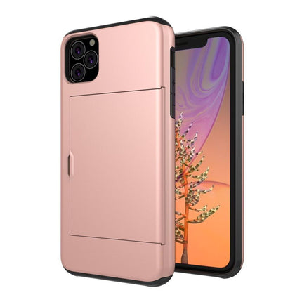 iPhone 11 Rose Gold Phone Case with Card Slot.