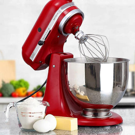 KitchenAid Mixer Bowl Stainless Steel Compatible with KitchenAid 4.5-5 Quart Tilt Head Stand Mixer Silver.