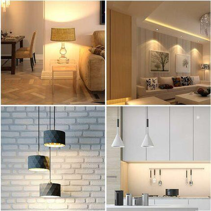 GY6.35 LED bulb, LED G6.35 12V, 7W halogen bulb equivalent to 50W, warm white 3000K, 360° beam angle, for cabinet lighting, non-dimmable (2_MGF.
