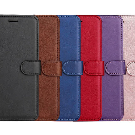 Xiaomi Redmi A5 4G PU Leather Wallet Case Compatible with SKALO MGF Pink Gold.