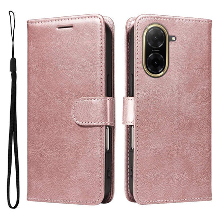 Xiaomi Redmi A5 4G PU Leather Wallet Case Compatible with SKALO MGF Pink Gold.