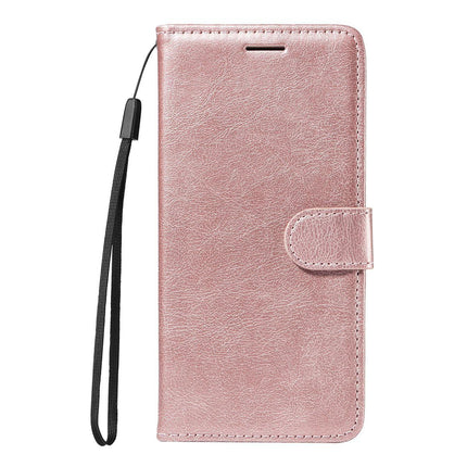 Xiaomi Redmi A5 4G PU Leather Wallet Case Compatible with SKALO MGF Pink Gold.