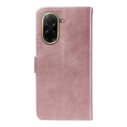 Xiaomi Redmi A5 4G PU Leather Wallet Case Compatible with SKALO MGF Pink Gold.
