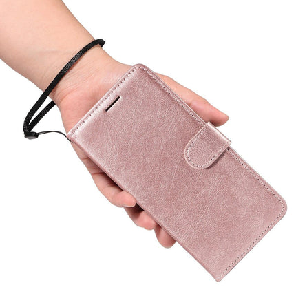 Xiaomi Redmi A5 4G PU Leather Wallet Case Compatible with SKALO MGF Pink Gold.