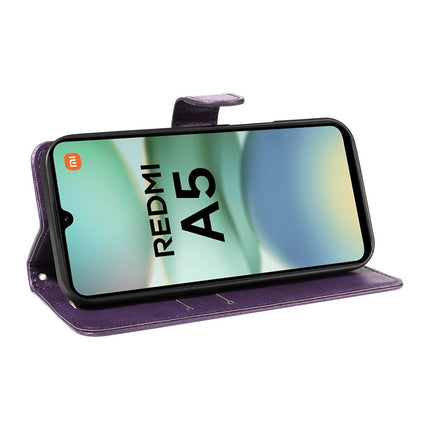 SKALO Xiaomi Redmi A5 4G PU Leather Wallet Case - More Colors_MGF Purple.