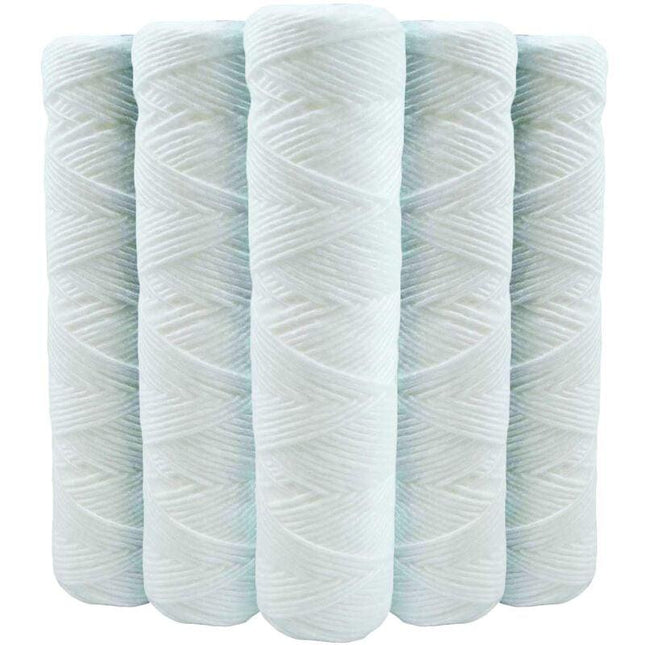 9 3/4 Inch 20 Micron Anti-Sediment Water Filter Cartridges 5-Pack Compatible with 10 Inch Filter_MGF.
