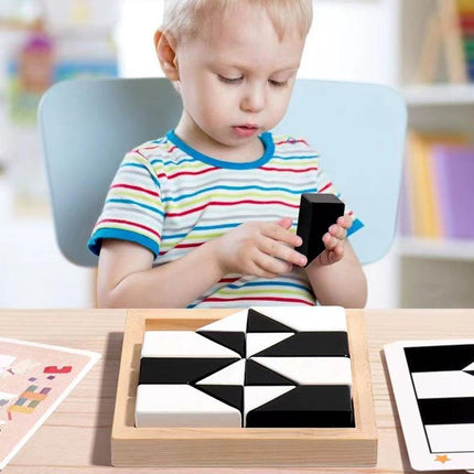 Hidden Block Puzzle Puzzle Toys Wooden Puzzle C.