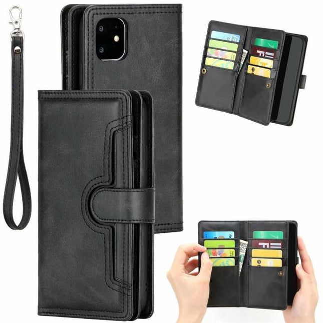 Compatible with iPhone 11 Wallet Case 10 Grid V3 Rose Gold 150.