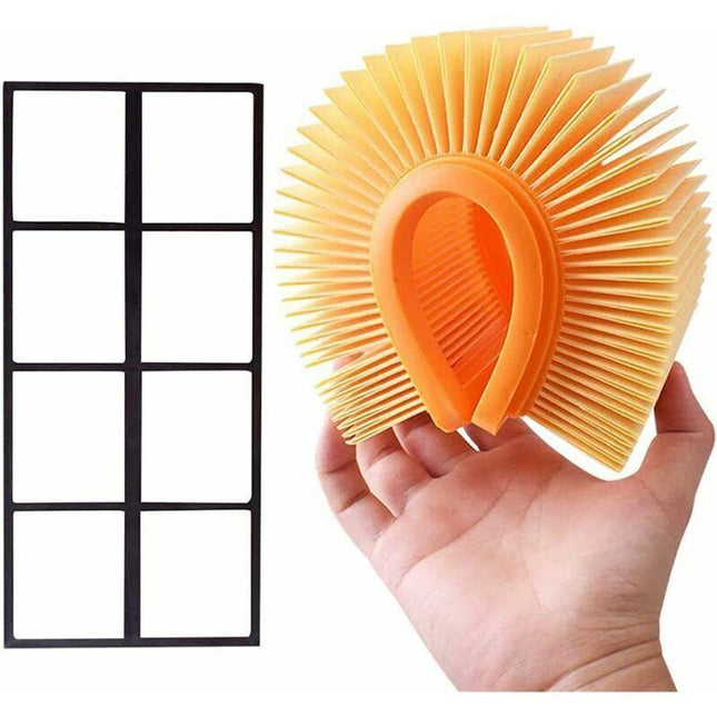 Kärcher vacuum cleaner filter 3-pack flat pleated filter accessory for Kärcher vacuum cleaners AD 3200, AD 3 Premium and AD 4 Premium, 6.415-953.0.