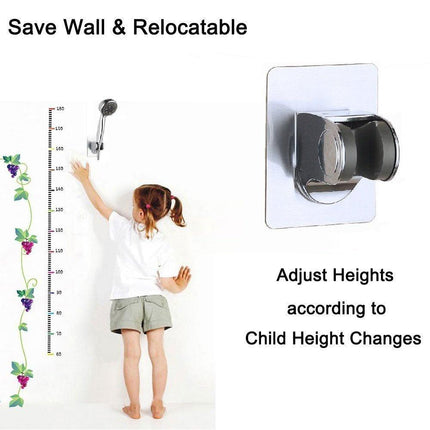 Adjustable Shower Head Holder, Self-Adhesive Handheld Shower Holder with 3M Sticker, Reusable, Durable, Waterproof, Wall Mount for Bathroom.