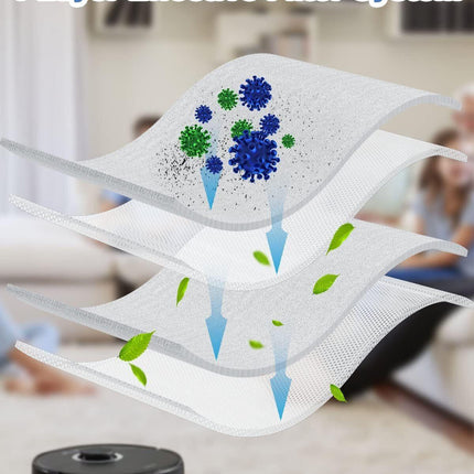 Suitable for Roborock S8 S8 Pro Ultra S7 MaxV Ultra S7 Pro Ultra Q7 Robot Vacuum Cleaner Bags 10 pcs compatible.