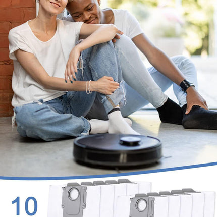Suitable for Roborock S8 S8 Pro Ultra S7 MaxV Ultra S7 Pro Ultra Q7 Robot Vacuum Cleaner Bags 10 pcs compatible.
