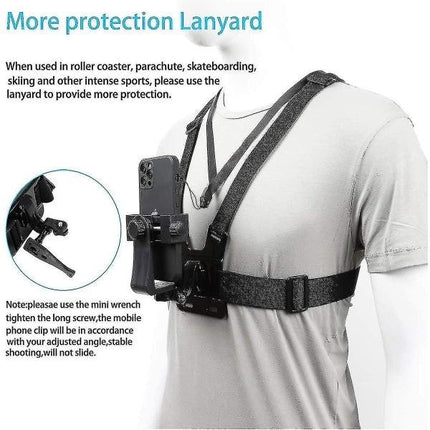 Universal Mobile Phone Clamp \u0026 Tripod Holder Compatible with GoPro Samsung iPhone Action Camera POV Mount.