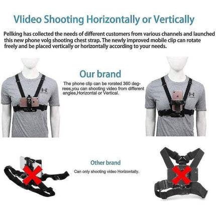 Universal Mobile Phone Clamp \u0026 Tripod Holder Compatible with GoPro Samsung iPhone Action Camera POV Mount.