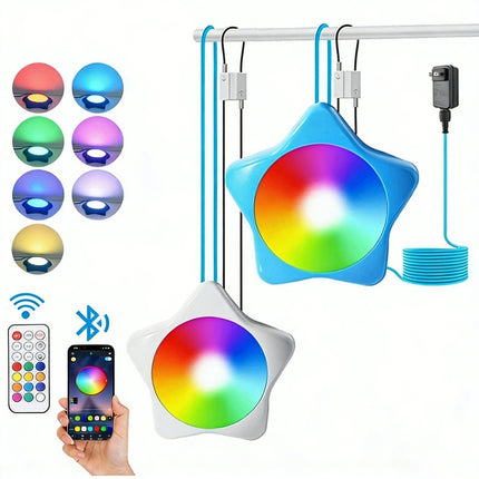 LED swimming pool light, supports APP control, 10W, 150mm diameter, 108 LED beads, dimmable underwater light, IP68 waterproof, 12V color-changing pool light, suitable for above-ground swimming pools..