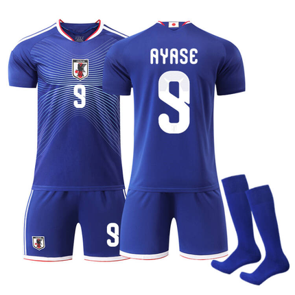 2026 FIFA World Cup Japan Home Jersey – #6 Wataru Endo, #7 Kaoru Mitoma, #8 Takumi Minamino, #9 Ayase Ueda, #10 Ritsu Doan, #14 Junya Ito, #20 Takefusa Kubo, #22 Takehiro Tomiyasu, Children/Adult Sizes, Breathable Fabric(Takehiro Tomiyasu + SizeXXXL).