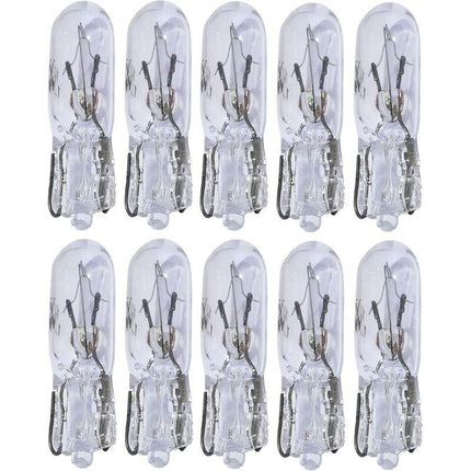 10 pcs T5 12V 1.2W DAshboard Light Bulbs.