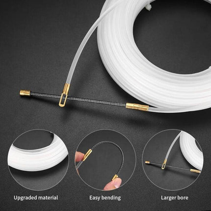 Electrical Wire Puller Nylon Needle With Flexible Guide Head, Pulling Eyelet Cable Pulling Aid, Empty Conduits Ø4 Mm,.