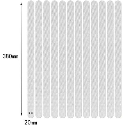 24 Pieces Non-Slip Stickers Shower Stickers Bath Safety Strips Transparent Self-Adhesive Anti-Slip Strips Stickers For.