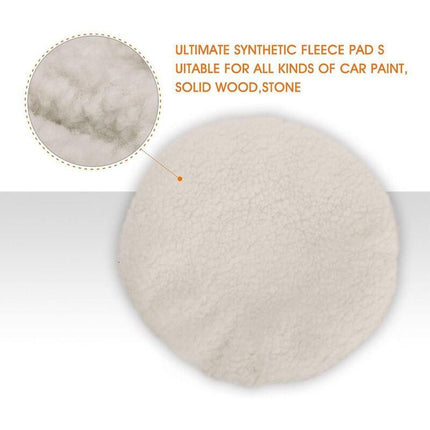 Polishing Bonnet, 5 Pieces (230-250Mm) Polishing Bonnets Electric Bonnets For Car Wool Bonnet Waxing Pads For Most Car.
