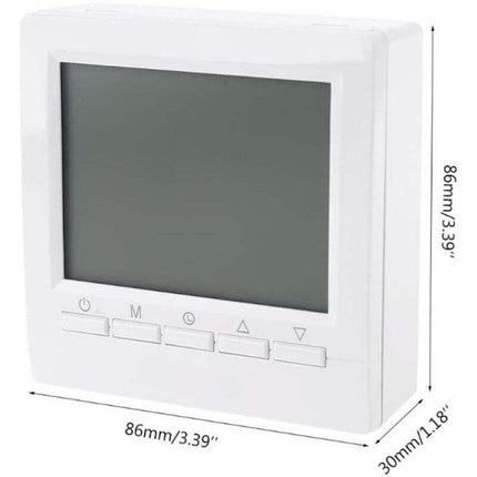 Digital Heating Thermostat 2-Wire Connection With Programming 6 Working DAys And 2 Weekend Periods.