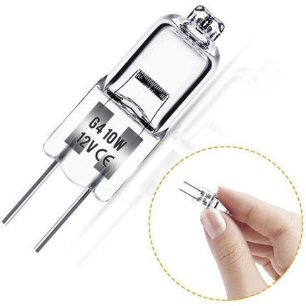 G4 Halogen Bulb, G4 12V 10W Bulb, Warm White 3000K, 150Lm, Dimmable, G4 Halogen Lamp, Clear Capsule Lamp, Pack Of 10.