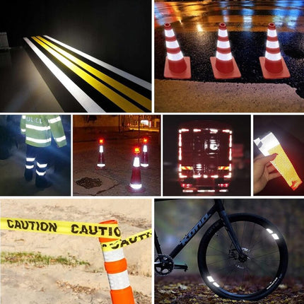 3 ROll Reflective Tape 3M X 50Mm Reflective Stickers Tape Bicycle Spoke Reflector For Vehicles Cars Trailers Bikes.