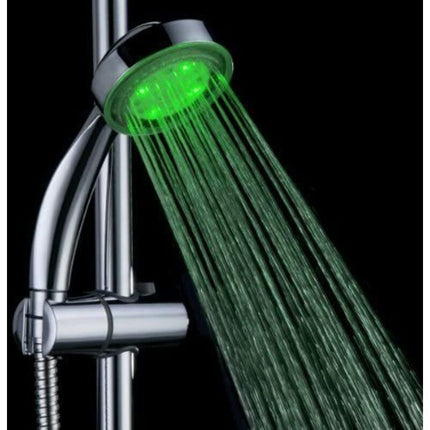 Intetech 7 Color LED Shower Head, Multicolor, Universal Fit.