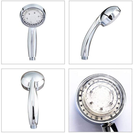 Intetech 7 Color LED Shower Head, Multicolor, Universal Fit.