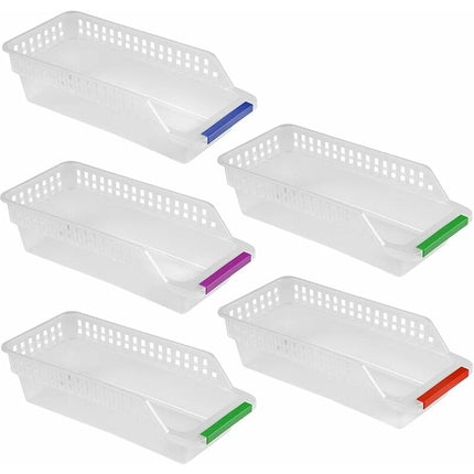 Fridge Organizer, Refrigerator Organizer, Stackable Fridge Basket, Plastic Storage Basket For Home Kitchen Collection.