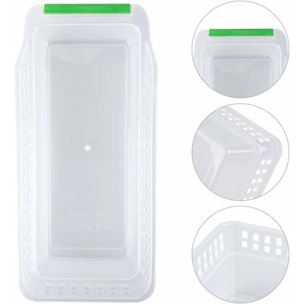 Fridge Organizer, Refrigerator Organizer, Stackable Fridge Basket, Plastic Storage Basket For Home Kitchen Collection.