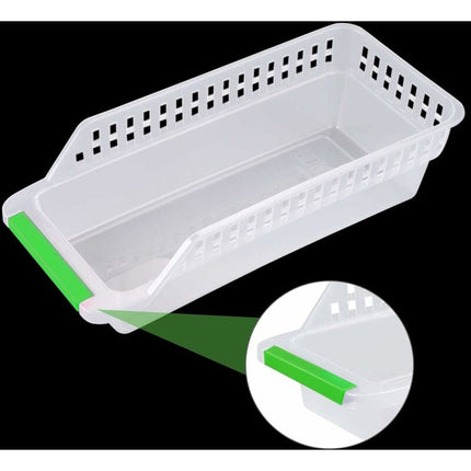 Fridge Organizer, Refrigerator Organizer, Stackable Fridge Basket, Plastic Storage Basket For Home Kitchen Collection.