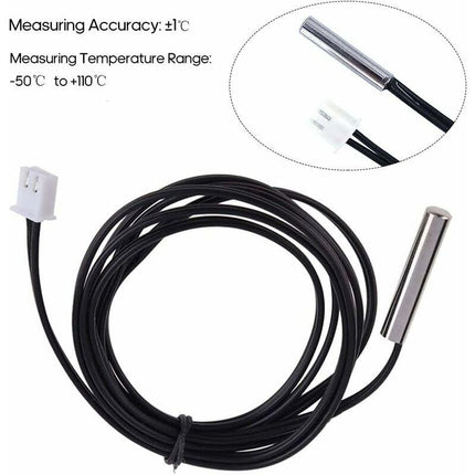 Temperature Sensor 1M High Precision Ntc 10K / B3435 Water Resistant Thermistor Cable Temperature Probe.
