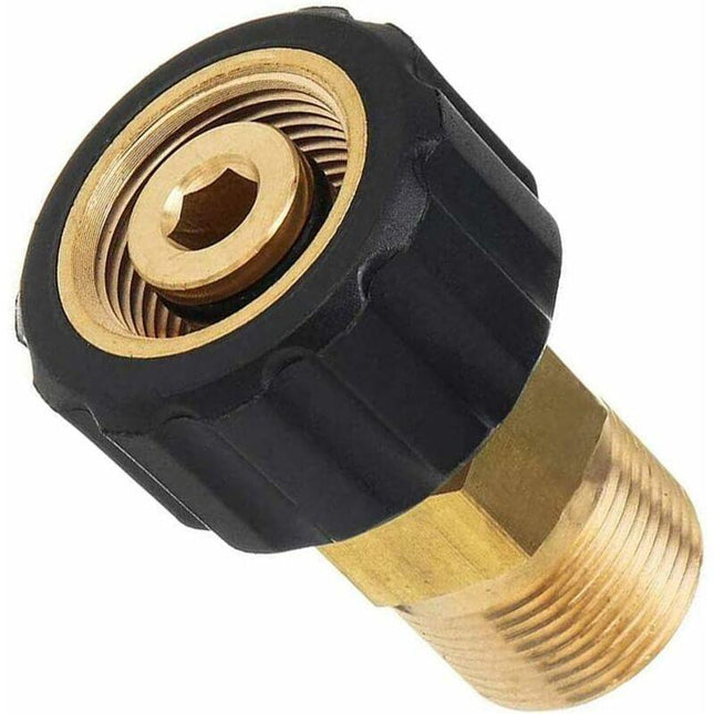 Pressure Washer Connector, M22 X 15Mm Female Thread To M22 X 14Mm Male Thread Quick Connect Pressure Washer Adapter.