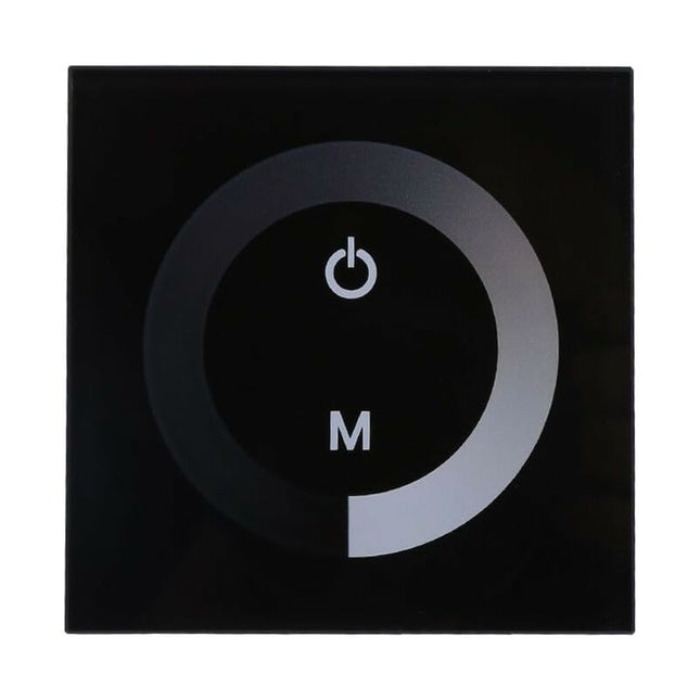 LED Dimmer Switch,Fydun Dimmable LED Touch Panel Single Color Dimmer Wall Switch Controller Touch Panel LED Light Bar.