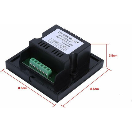 LED Dimmer Switch,Fydun Dimmable LED Touch Panel Single Color Dimmer Wall Switch Controller Touch Panel LED Light Bar.