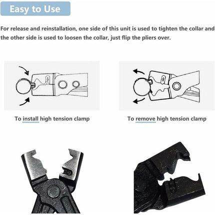 Pinces Pour Colliers De Serrage Pinces Pour Colliers De Serrage De Type Clic & Clic-R Pinces Pour Colliers De Serrage Cv.