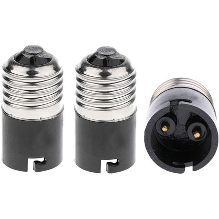 E27 To B22 Bulb Adapter Converter, Fineled E27 Edison To B22 Bayonet Bulb Base Converter (3 Pack).