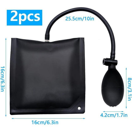 2 pcs Mounting Cushion Air Wedge Inflatable Lifting Air Cushion Tools For Installing Windows, Shutters, Doors,.