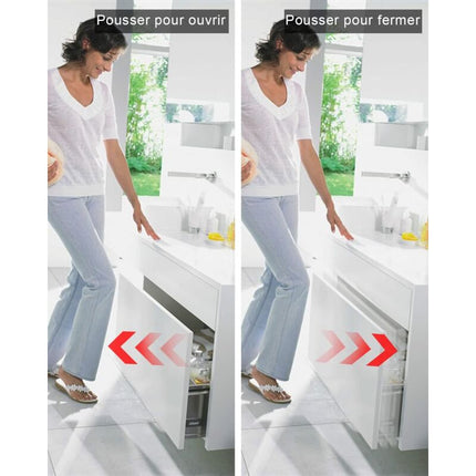 Push To Open 4 Pieces Push Open Push Door Cupboard Magnet Closure For Cabinet Drawer System Magnetic Latch Lock Push.