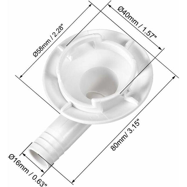 Air Conditioning Drain Hose Connector Elbow Fitting End Cap Condensate Drain Air Conditioner For Mini-Split Units And.