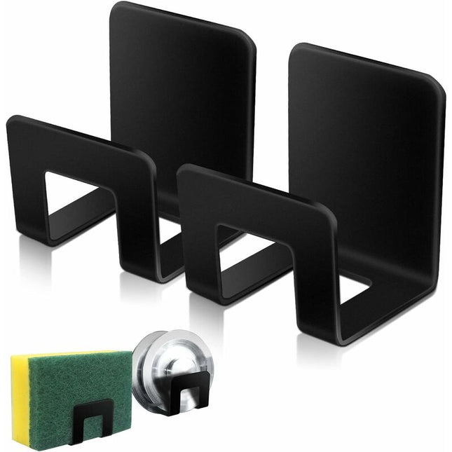2 pcs Sponge Holders For Kitchen Sink,Premium Sus304 Stainless Steel Waterproof Sponge Holder Sink - Quick Drying.