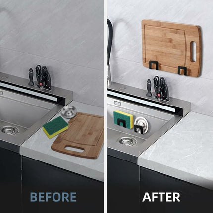 2 pcs Sponge Holders For Kitchen Sink,Premium Sus304 Stainless Steel Waterproof Sponge Holder Sink - Quick Drying.